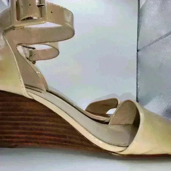 Louise et Cie Womens Punya Leather Wedge Slingback Sandals Odessa 8 1/2 - Picture 3 of 8